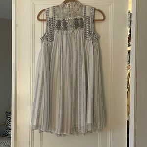 Free People Embroidered Dress